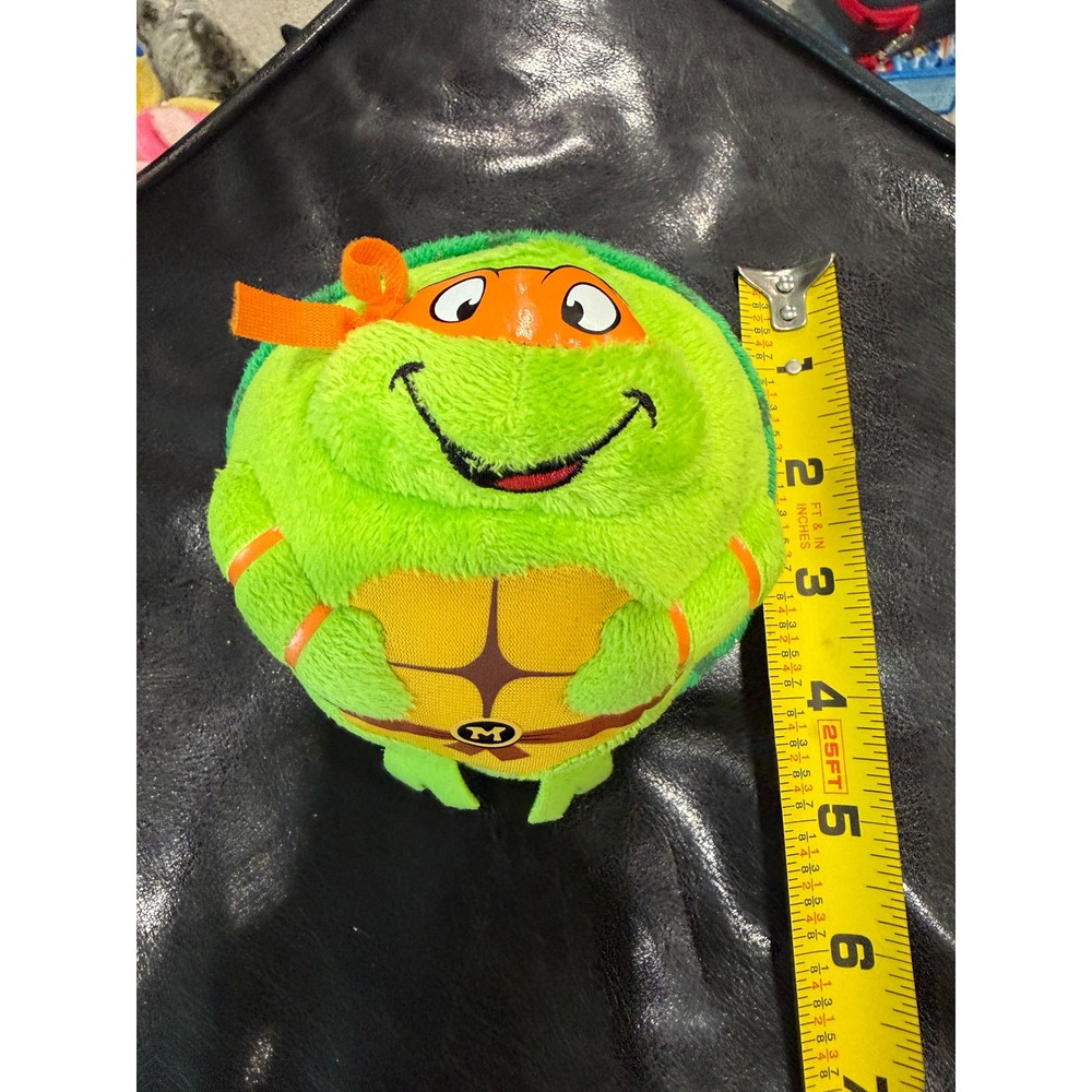 Ty Beanie Baby Michelangelo TMNT Plush Ball Round Green Ninja Turtle Toy‎ 2015